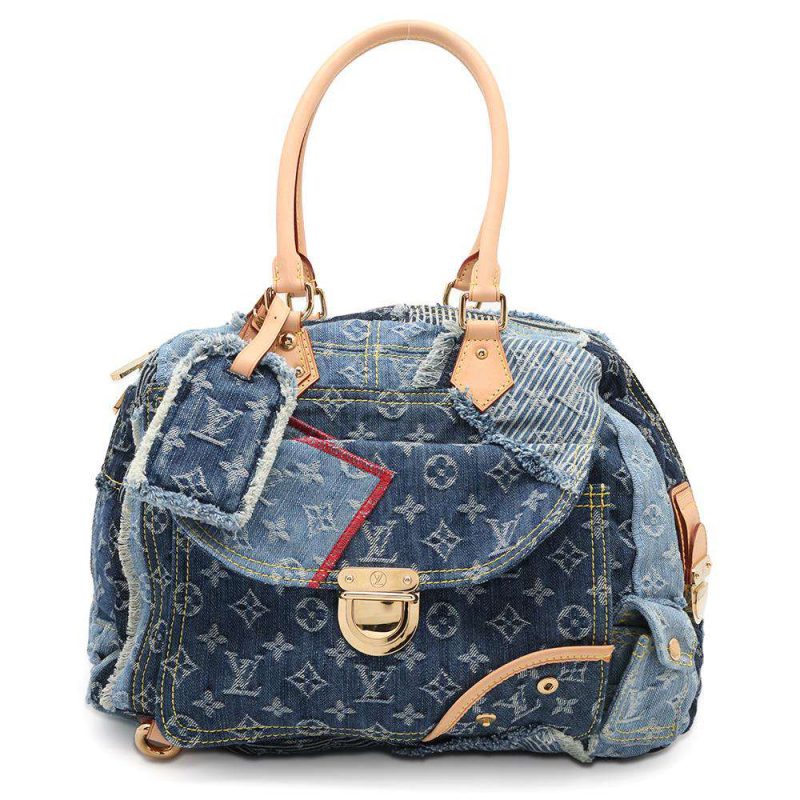 Louis Vuitton Bowling Bag Dark Brown 13.8 Inch Length