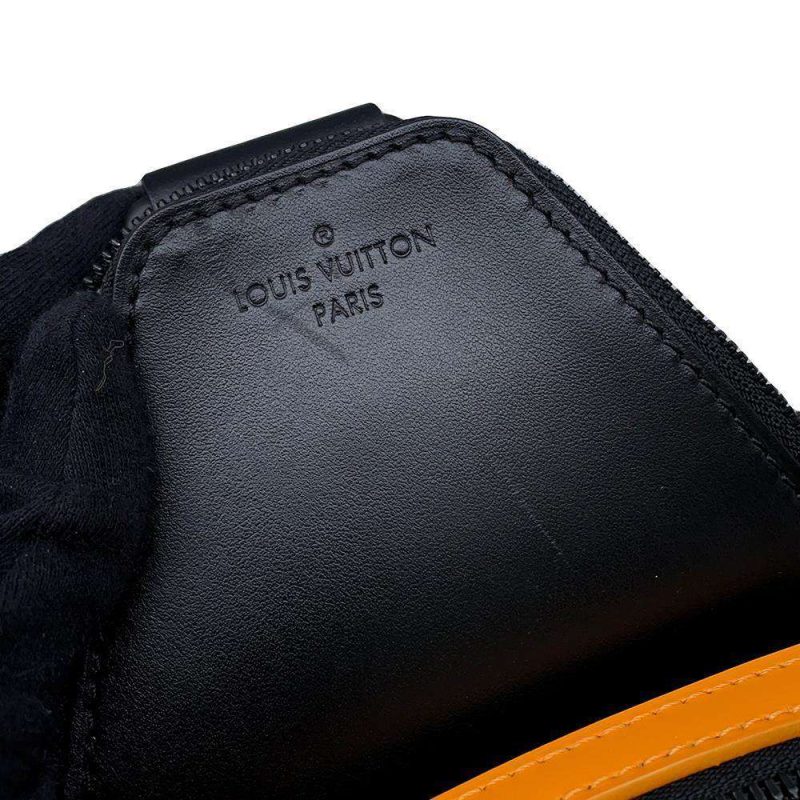 LOUIS VUITTON Avenue Sling Bag NoirM46718 Monogram Macassar Canvas - Image 8