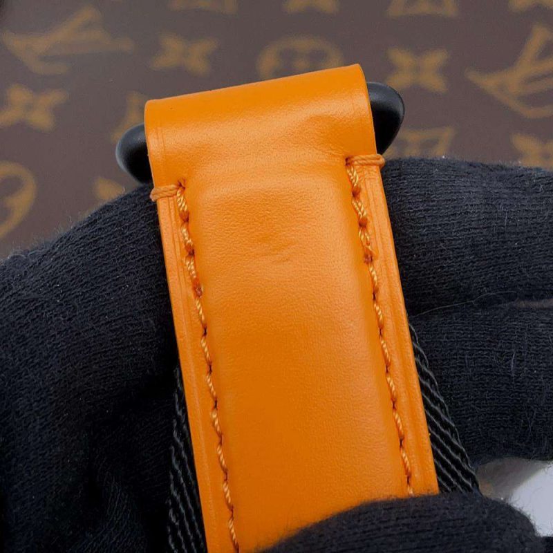 LOUIS VUITTON Avenue Sling Bag NoirM46718 Monogram Macassar Canvas - Image 11