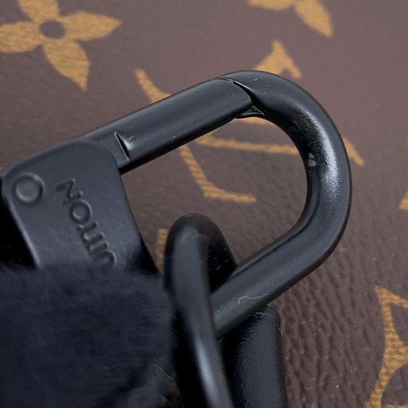 LOUIS VUITTON Avenue Sling Bag NoirM46718 Monogram Macassar Canvas - Image 12