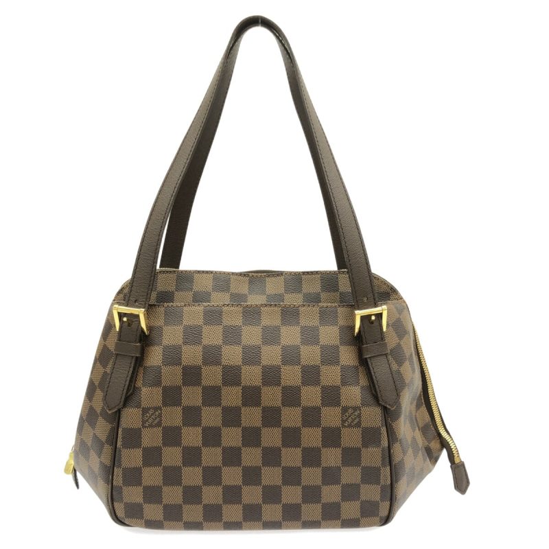 Louis Vuitton Belem MM Brown Handbag