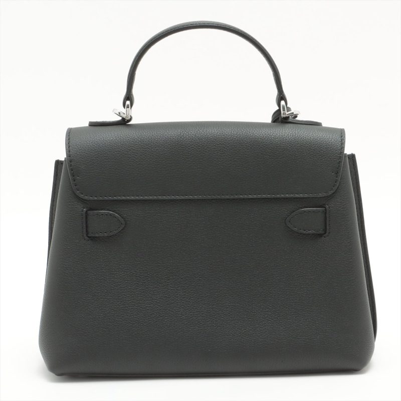 Louis Vuitton Black Leather Monogram Canvas Odeon PM - Image 2