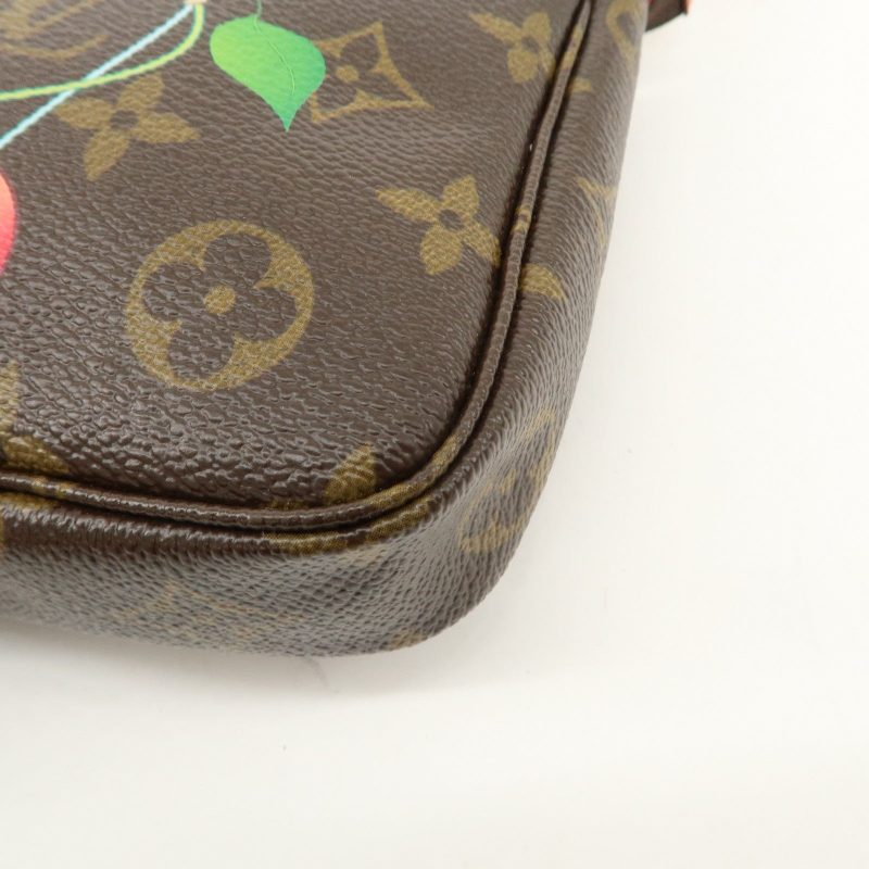 Louis Vuitton Cherry Pochette Accessoires Pouch Brown M95008 - Image 10