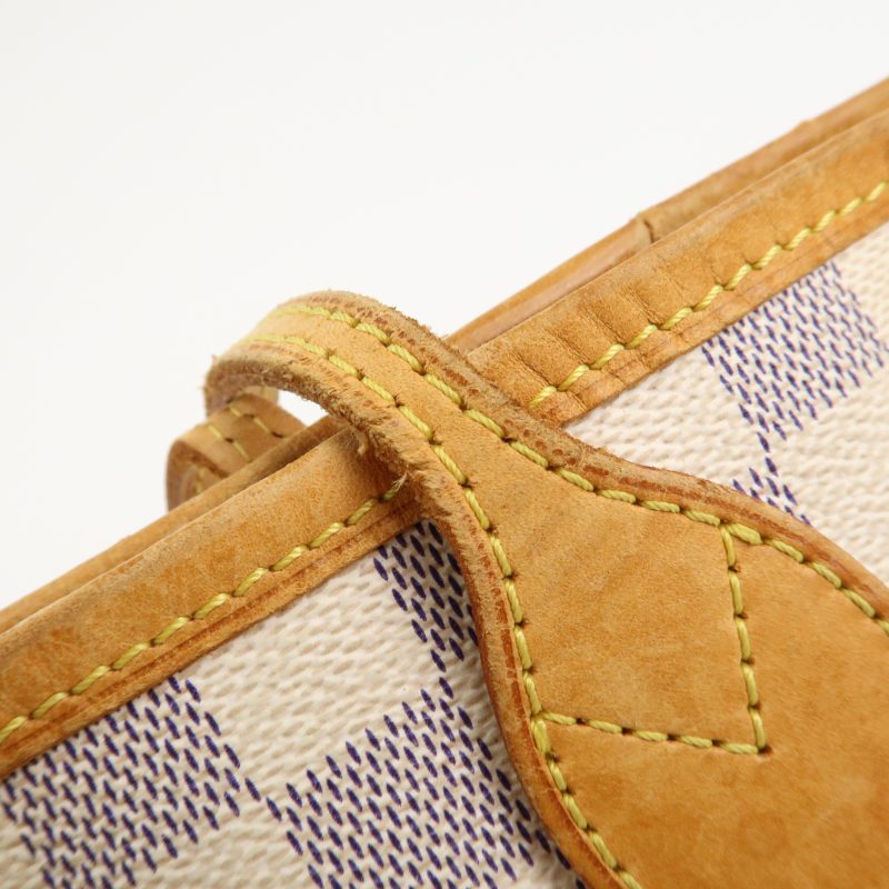 Louis Vuitton Damier Azur Neverfull PM Tote Bag Hand Bag N51110 - Image 10