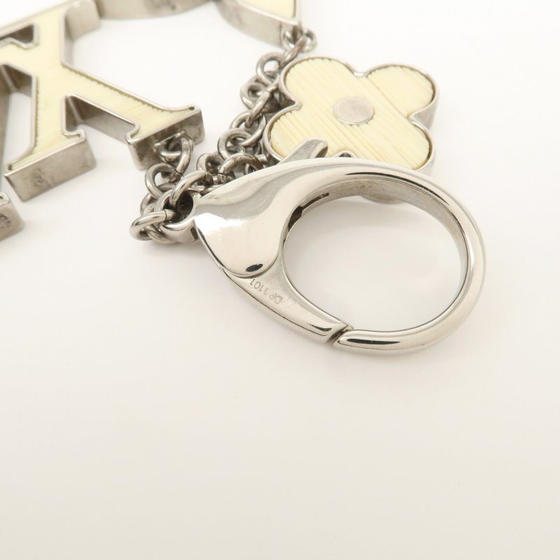 Louis Vuitton Bijoux Sac Fleur de Epi Bag Charm Silver M65085 - Image 10