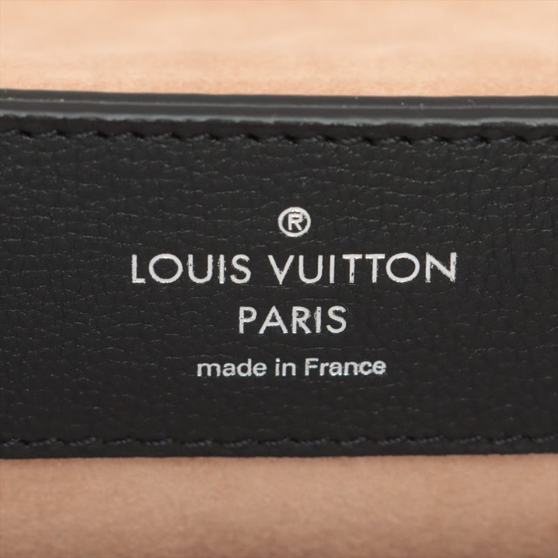 Louis Vuitton Black Leather Monogram Canvas Odeon PM - Image 10