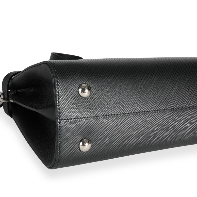 Louis Vuitton Black Epi Leather Twist Tote - Image 6