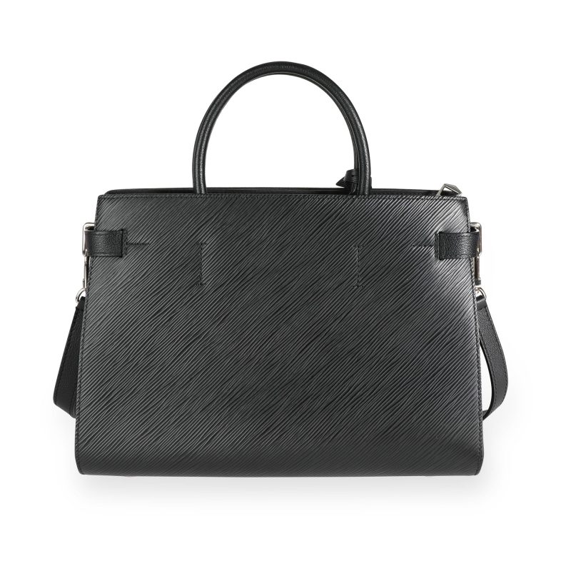 Louis Vuitton Black Epi Leather Twist Tote - Image 3