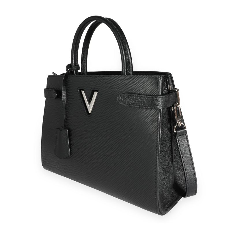 Louis Vuitton Black Epi Leather Twist Tote - Image 2