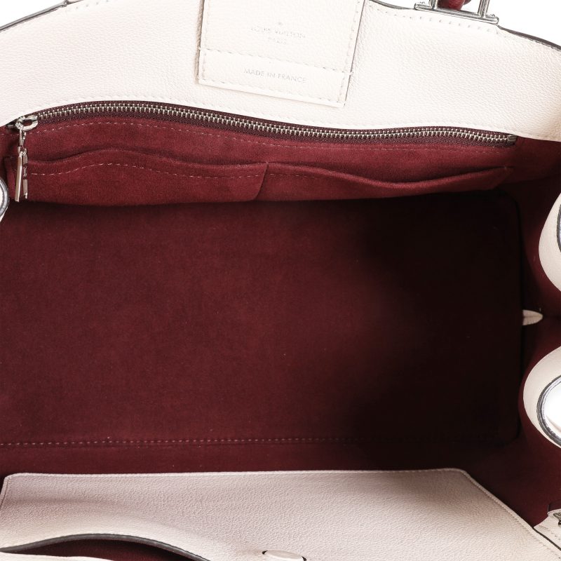 Louis Vuitton Cream Embossed Monogram Coussin PM Bag - Image 8
