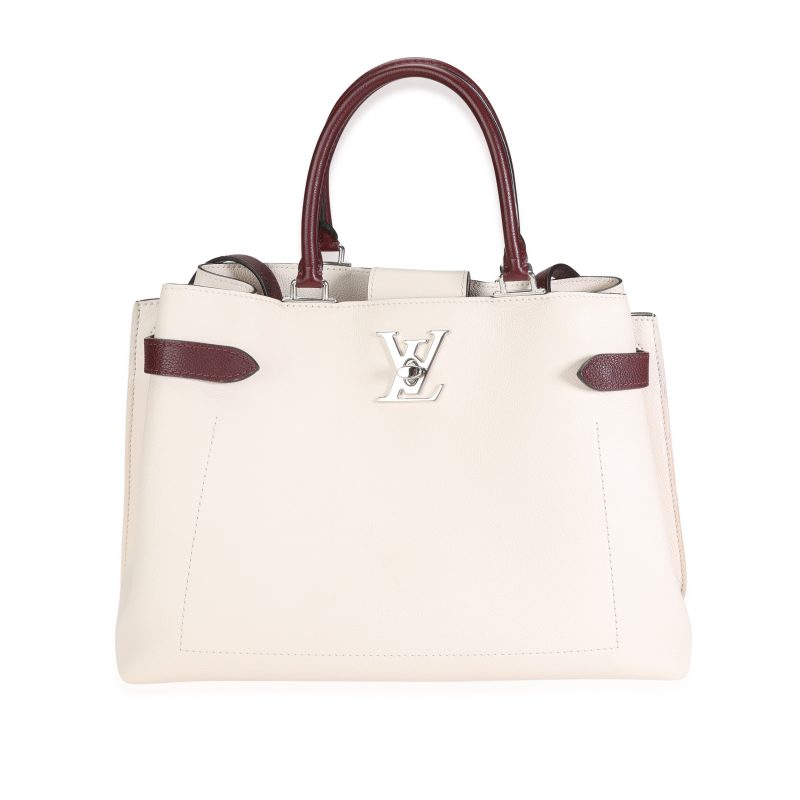 Louis Vuitton Cream Embossed Monogram Coussin PM Bag