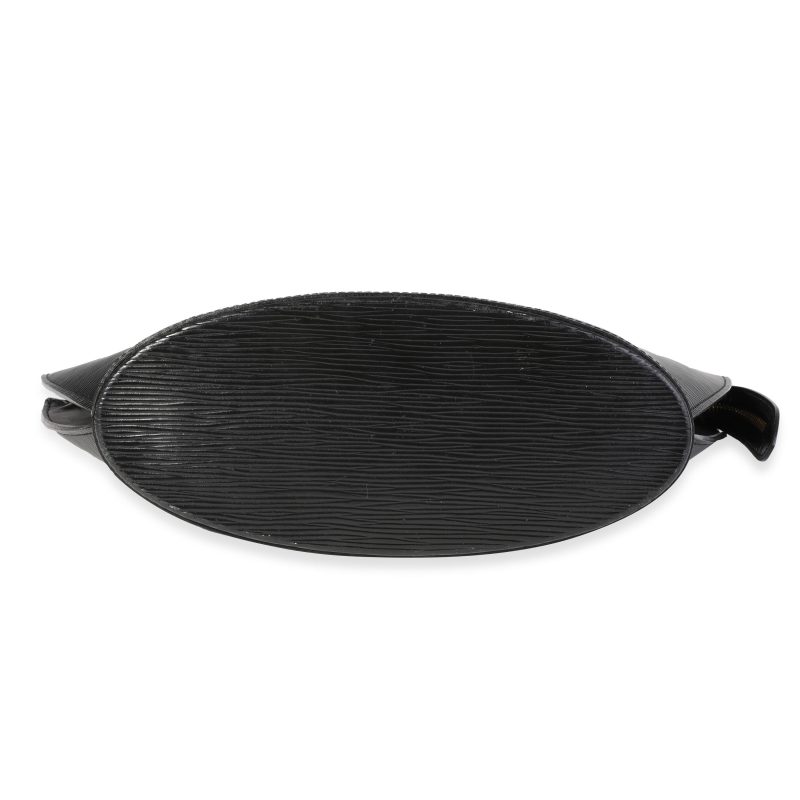 Louis Vuitton Black Epi Leather Twist MM Chain Flap Bag - Image 4