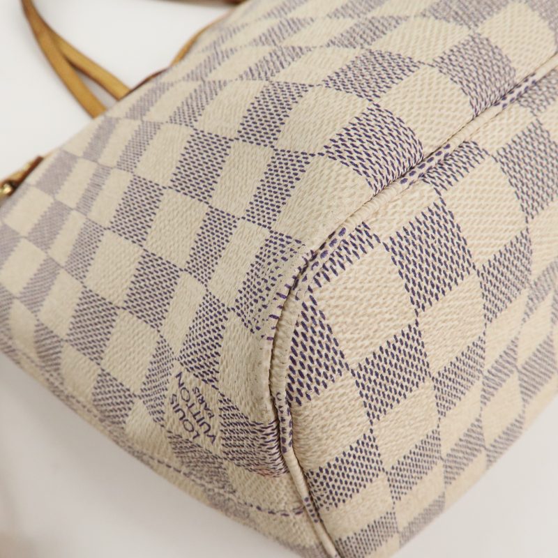 Louis Vuitton Damier Azur Neverfull PM Tote Bag Hand Bag N51110 - Image 11