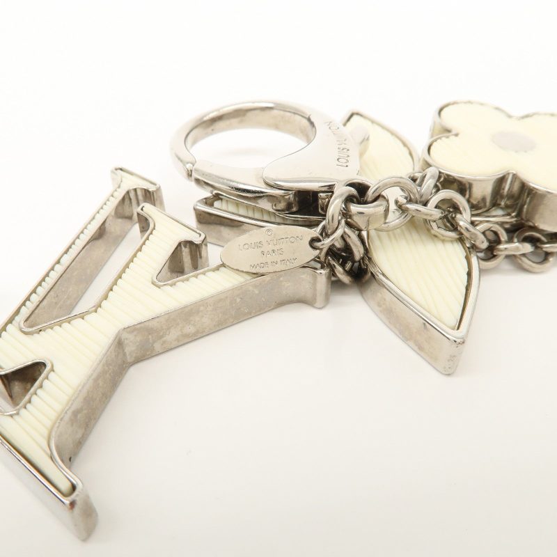 Louis Vuitton Bijoux Sac Fleur de Epi Bag Charm Silver M65085 - Image 11