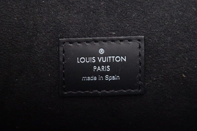 Louis Vuitton Blue Denim Lock It Flat Mule 37.5 - Image 9