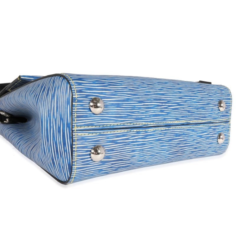 Louis Vuitton Blue Epi Denim Cluny BB - Image 6
