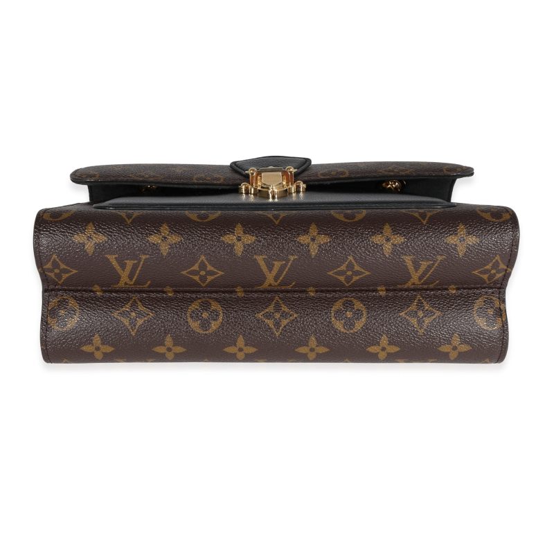 Louis Vuitton Monogram Canvas & Black Leather Victoire Bag - Image 4