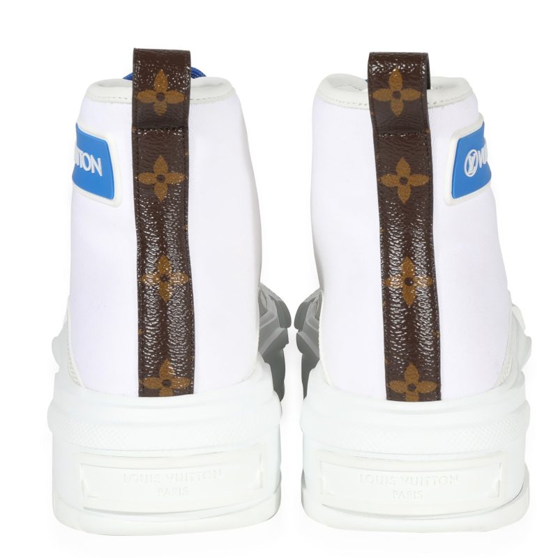 Louis Vuitton Squad Sneaker Boot 'White Blue' - Image 2