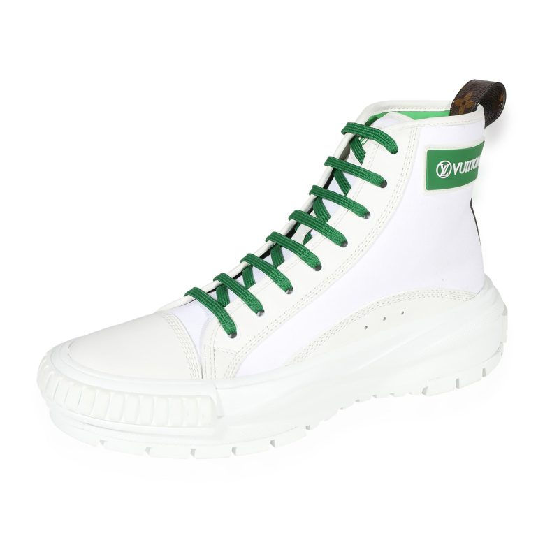 Louis Vuitton Squad Sneaker Boot 'White Green'