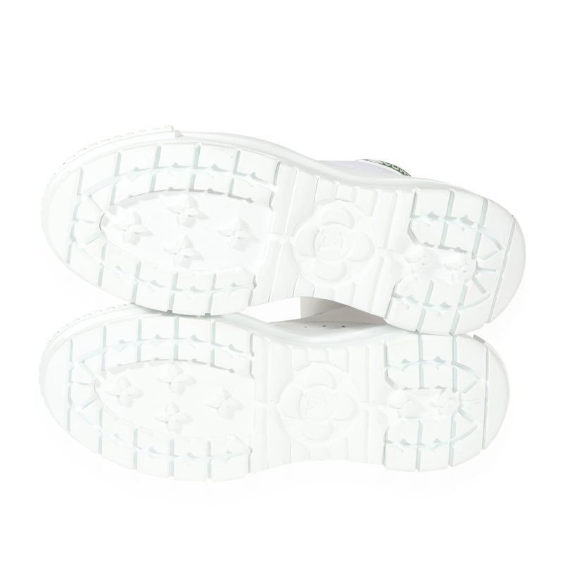 Louis Vuitton Squad Sneaker Boot 'White Green' - Image 3
