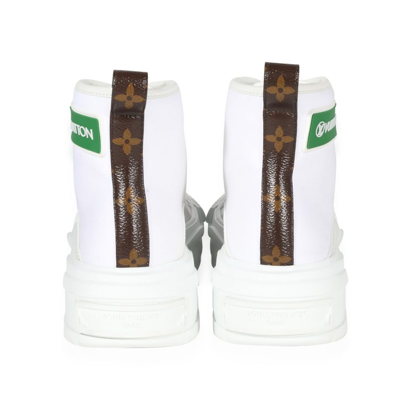 Louis Vuitton Squad Sneaker Boot 'White Green' - Image 2