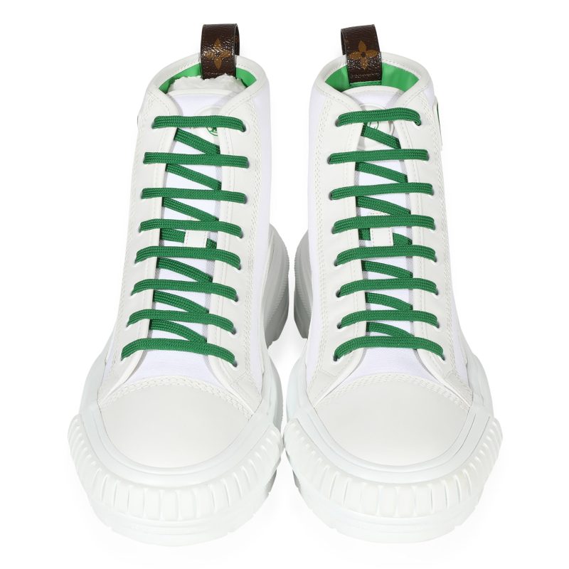 Louis Vuitton Squad Sneaker Boot 'White Green'