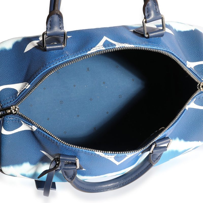 Louis Vuitton Blue LV Escale Speedy Bandoulière 30 - Image 7