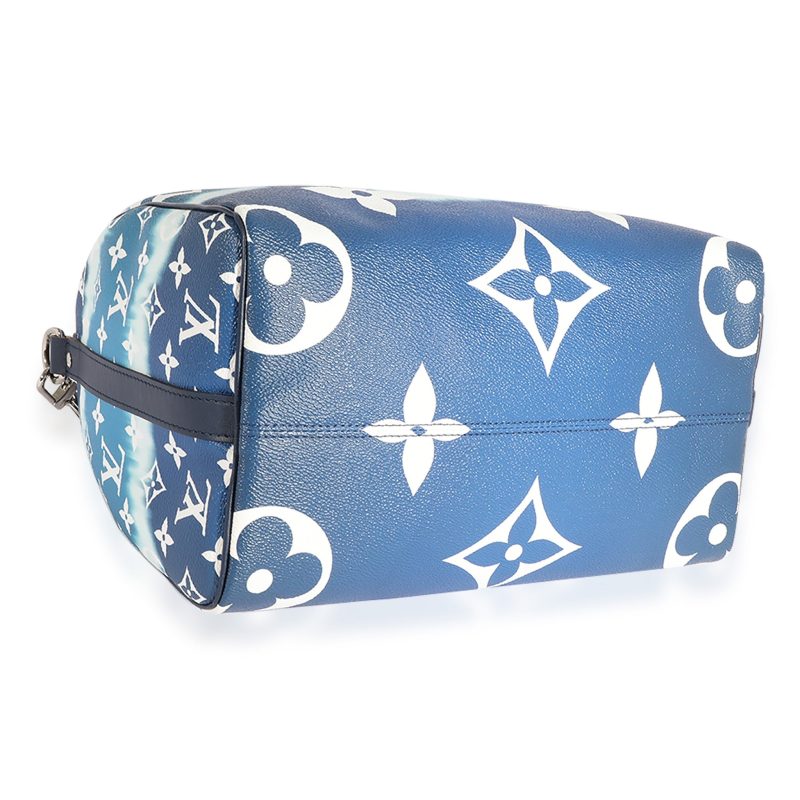 Louis Vuitton Blue LV Escale Speedy Bandoulière 30 - Image 3
