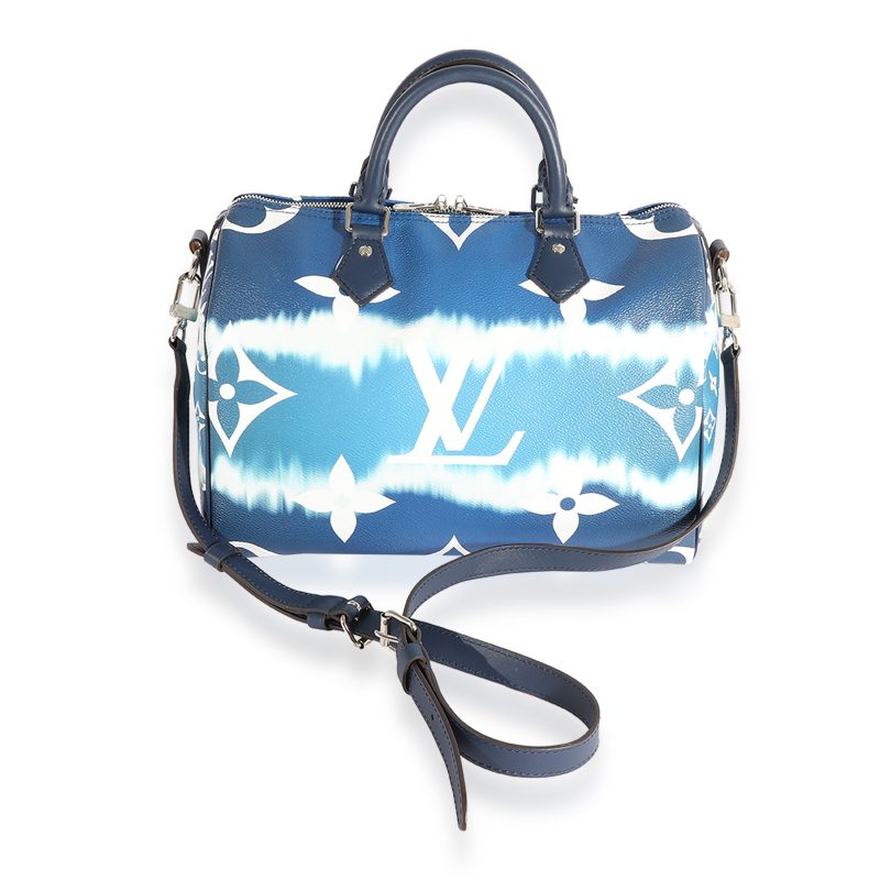 Louis Vuitton Blue LV Escale Speedy Bandoulière 30 - Image 3