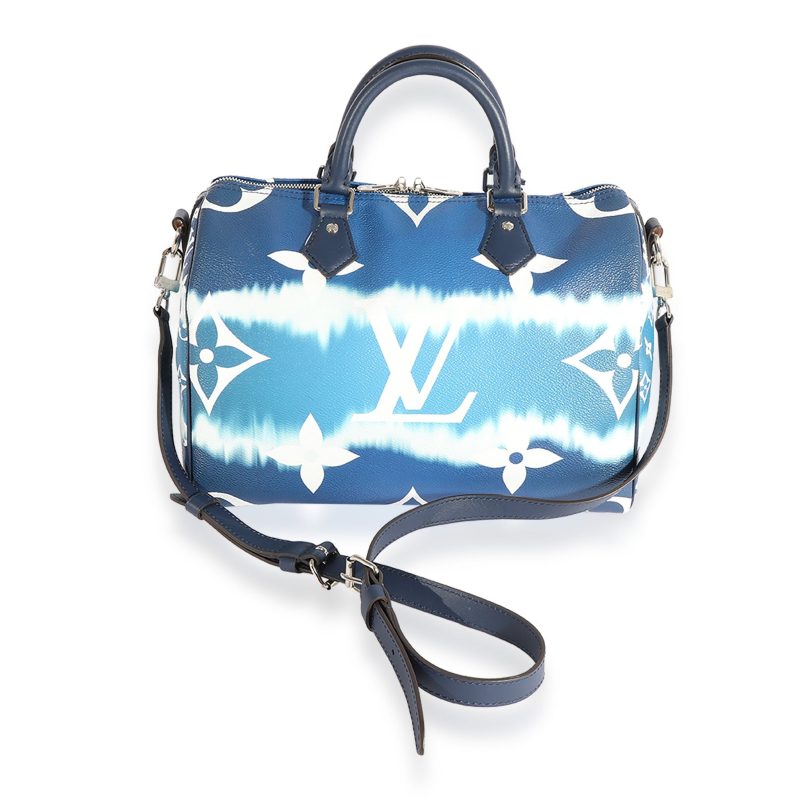 Louis Vuitton Blue LV Escale Speedy Bandoulière 30 - Image 2