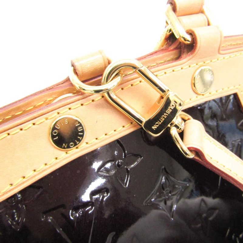 Louis Vuitton Blanc Corail Monogram Vernis Brea MM Bag - Image 11