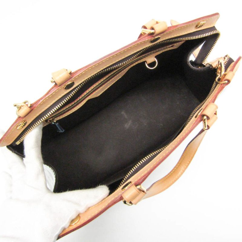 Louis Vuitton Blanc Corail Monogram Vernis Brea MM Bag - Image 12