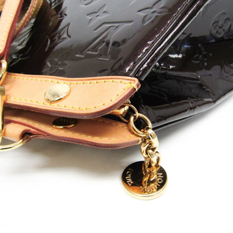 Louis Vuitton Blanc Corail Monogram Vernis Brea MM Bag - Image 10