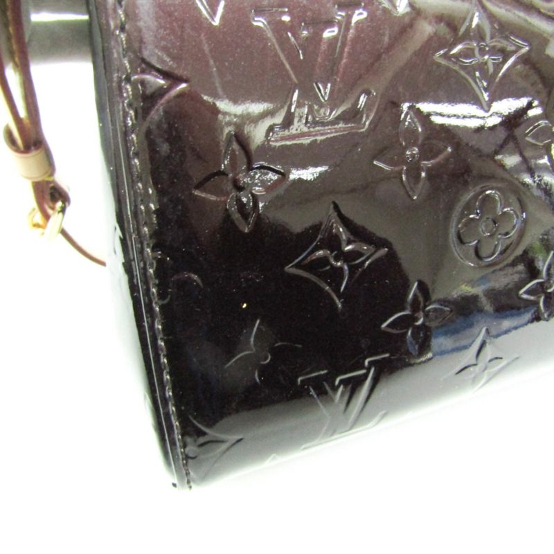 Louis Vuitton Blanc Corail Monogram Vernis Brea MM Bag - Image 15