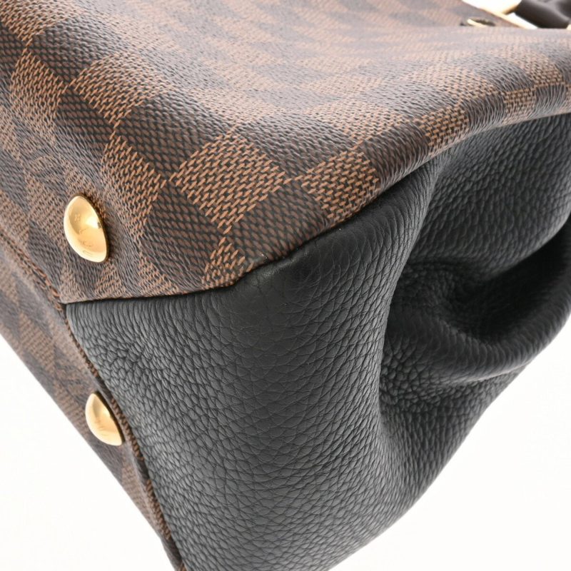 Louis Vuitton Brittany Damier Ebene Handbag Brown Pink - Image 8