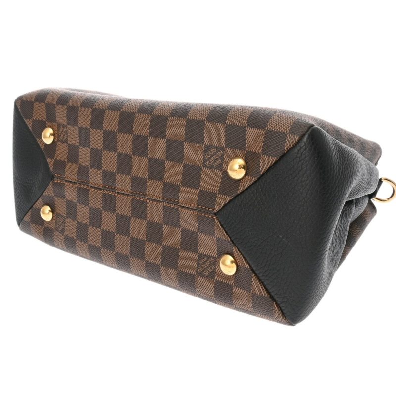 Louis Vuitton Brittany Damier Ebene Handbag Brown Pink - Image 13