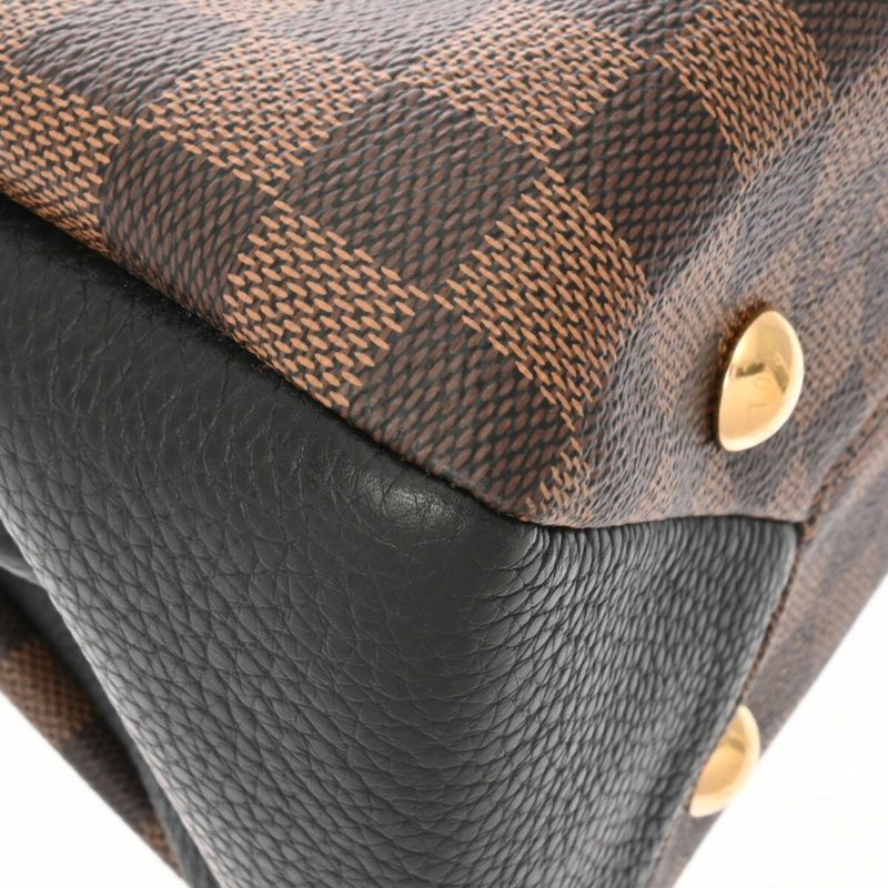 Louis Vuitton Brittany Damier Ebene Handbag Brown Pink - Image 5