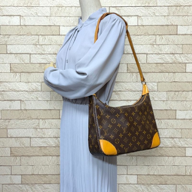 Louis Vuitton BoulogneCanvas Shoulder Bag () - Image 9