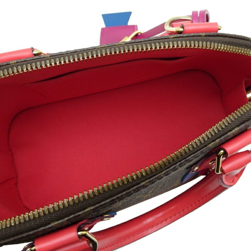 Louis Vuitton Alma BB Amarante Patent Leather Handbag 2012 - Image 7