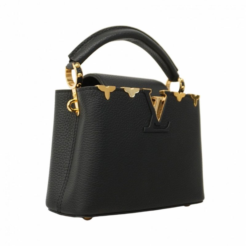 Louis Vuitton Capucines Mini 2Way Bag Hand Bag Black M56071 - Image 3
