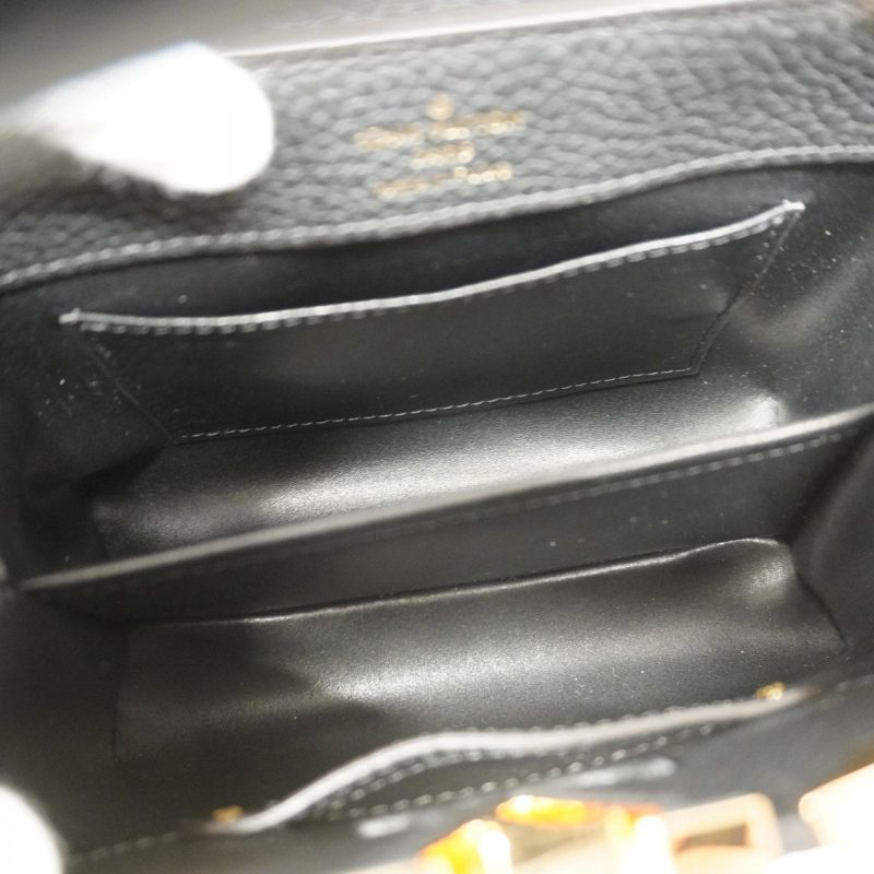 Louis Vuitton Capucines Mini 2Way Bag Hand Bag Black M56071 - Image 6