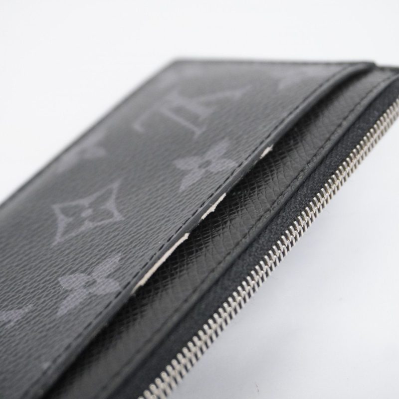 LOUIS VUITTON Coin Card Holder Black - Image 5