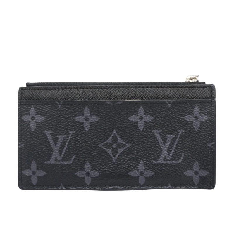 LOUIS VUITTON Coin Card Holder Black - Image 2