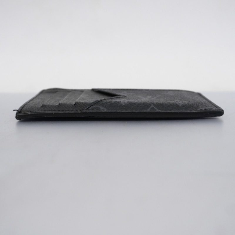 LOUIS VUITTON Coin Card Holder Black - Image 3