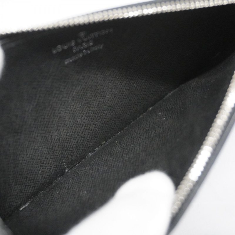 LOUIS VUITTON Coin Card Holder Black - Image 17