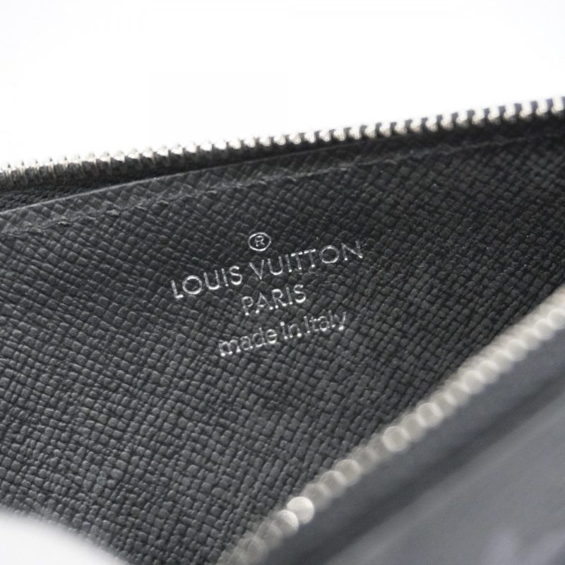 LOUIS VUITTON Coin Card Holder Black - Image 18