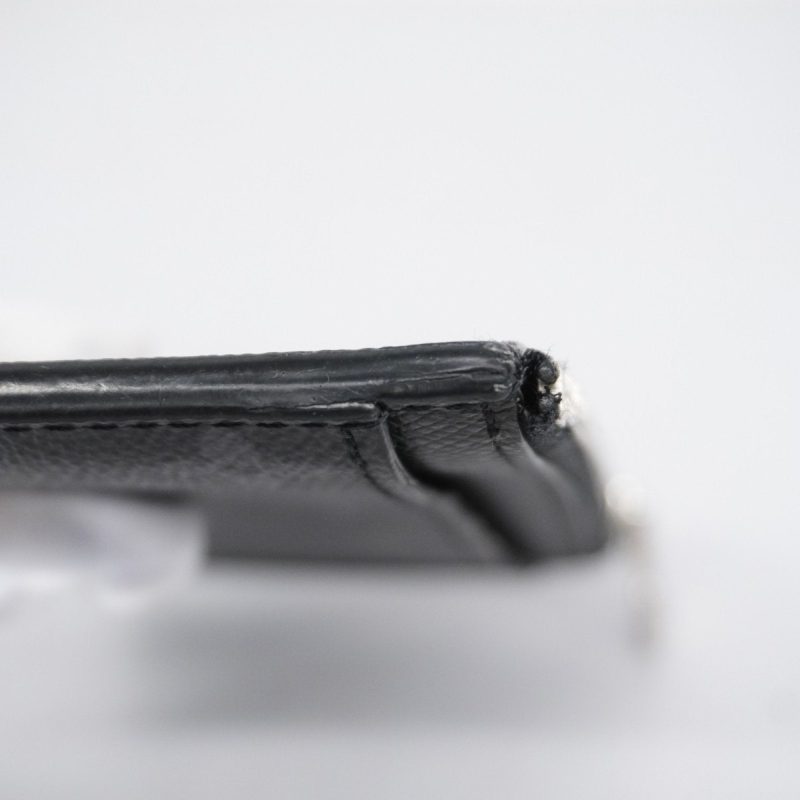 LOUIS VUITTON Coin Card Holder Black - Image 12