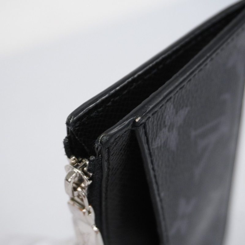 LOUIS VUITTON Coin Card Holder Black - Image 9