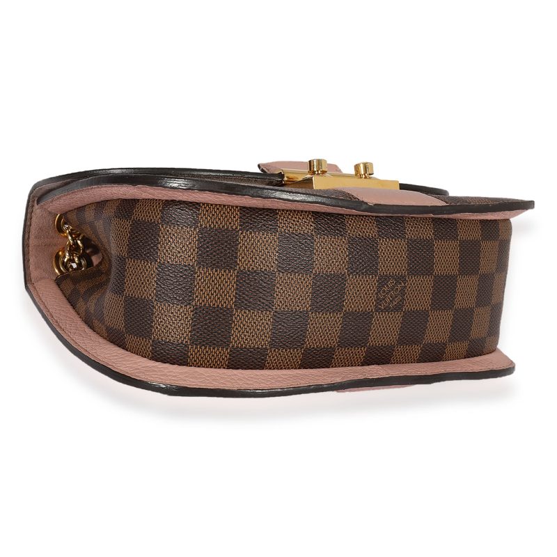 Louis Vuitton Damier Ebene & Magnolia Cuir Taurillon Wight Shoulder Bag - Image 2