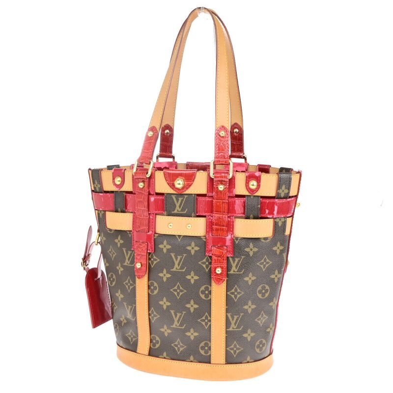 Louis Vuitton BucketCanvas Shoulder Bag ()